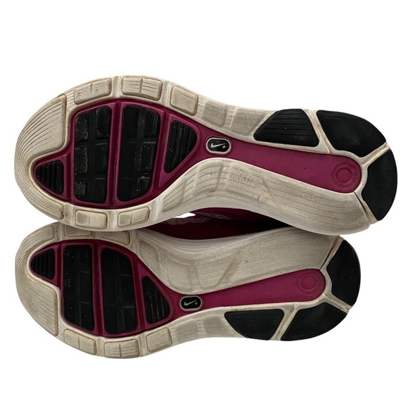 Nike Lunarglide 5 Running Shoes Mesh Raspberry Pink Sz 9.5 Preowned - Picture 7 of 13